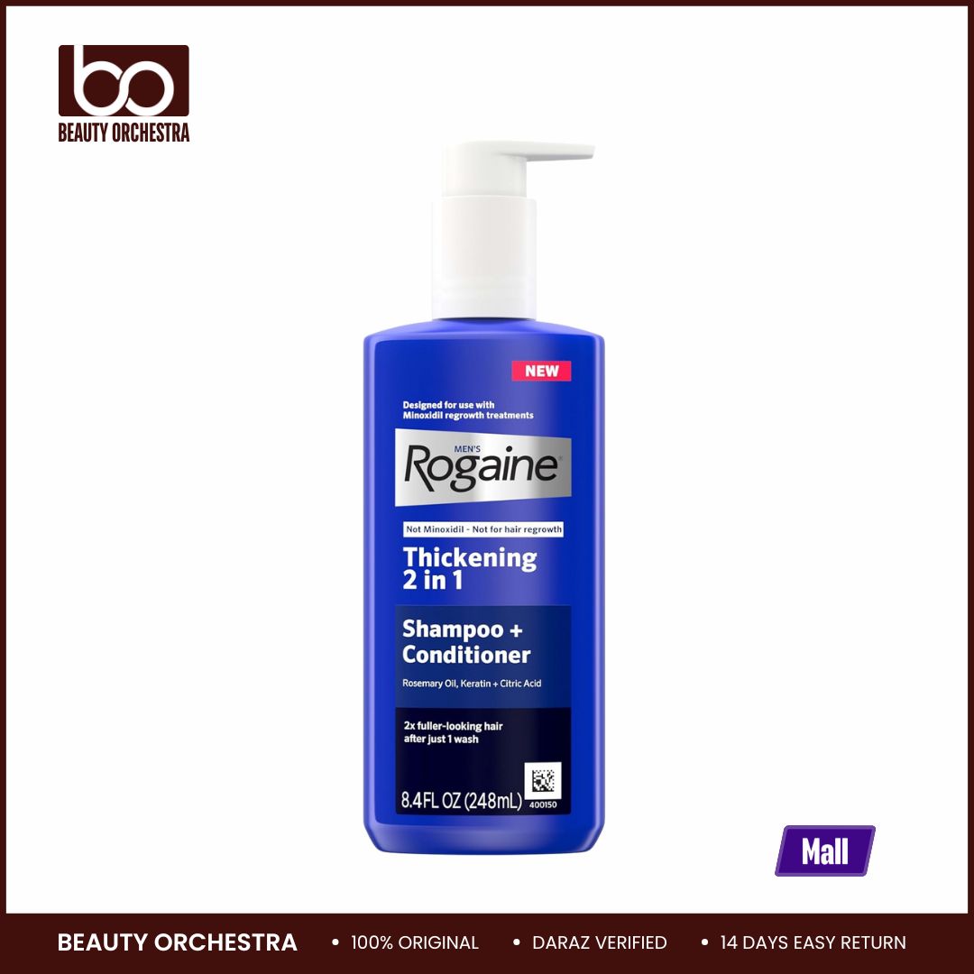 Picture of Rogaine Men's Thickening 2 in 1 Shampoo + Conditioner Hair Thickening 8.4 fl. oz - 248 ml