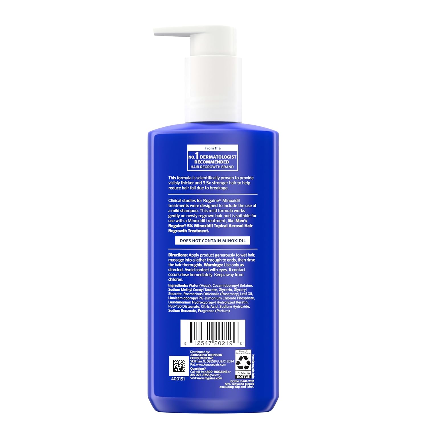 Picture of Rogaine Men's Thickening 2 in 1 Shampoo + Conditioner Hair Thickening 8.4 fl. oz - 248 ml