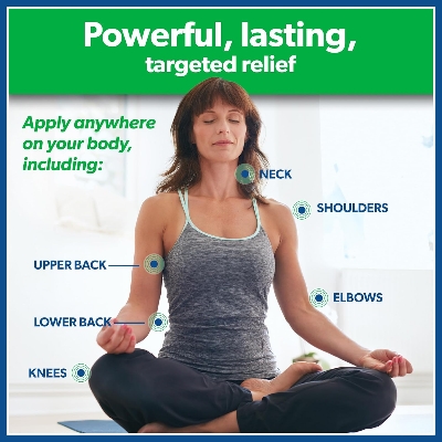 Picture of Salonpas Pain Relieving Patch for Back Neck Shoulder Knee Pain and Muscle Soreness - 8 Hour Pain Relief - 60 patches