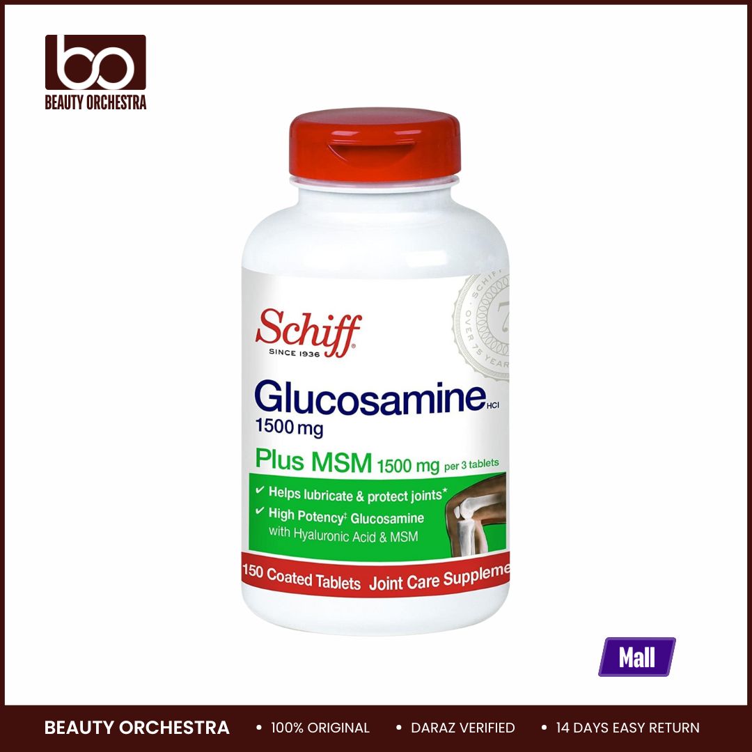 Picture of Schiff Glucosamine Plus MSM 1500 mg 150 Count