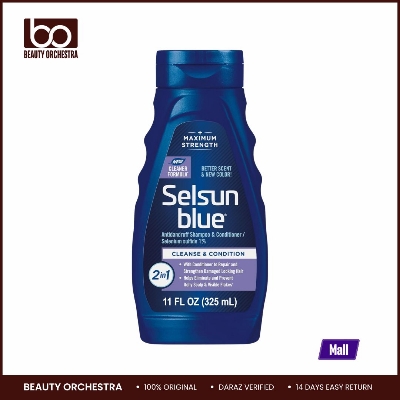 Picture of Selsun Blue 2-in-1 Antidandruff Shampoo & Conditioner Maximum Strength\ Selenium Sulfide 11 fl. oz. - 325 ml
