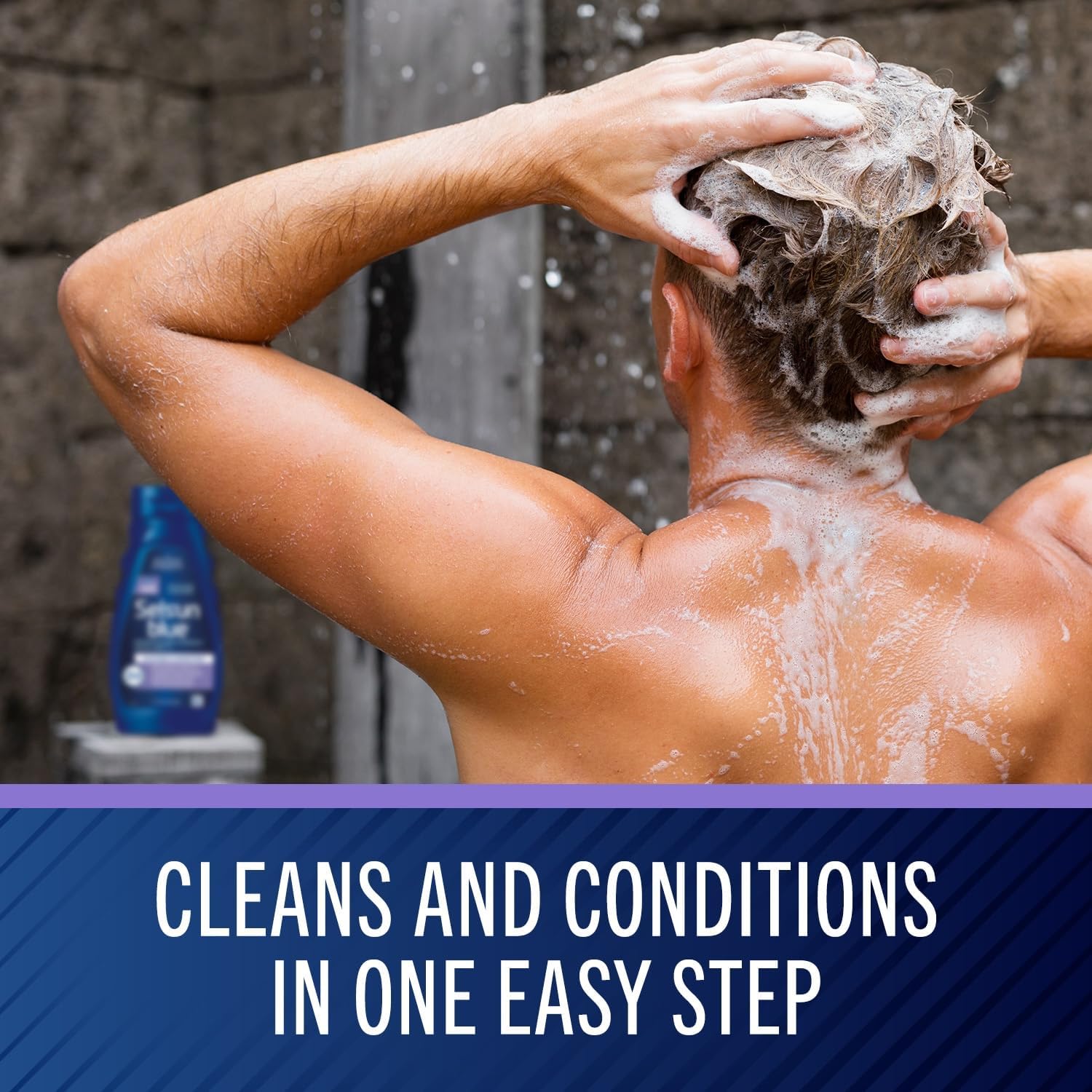 Picture of Selsun Blue 2-in-1 Antidandruff Shampoo & Conditioner Maximum Strength\ Selenium Sulfide 11 fl. oz. - 325 ml