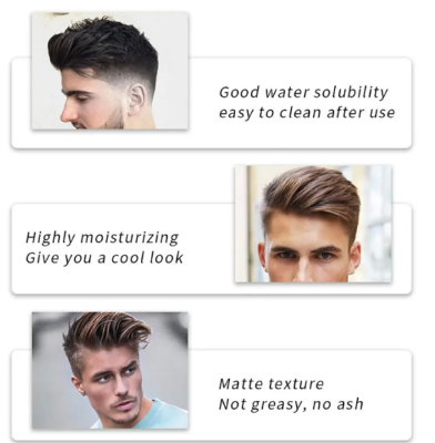 Picture of Sevich Hair Styling Clay for High Strong Hold Men Daily Style Matte Finished Molding Cream Low Shine Hair Styling Wax 80g