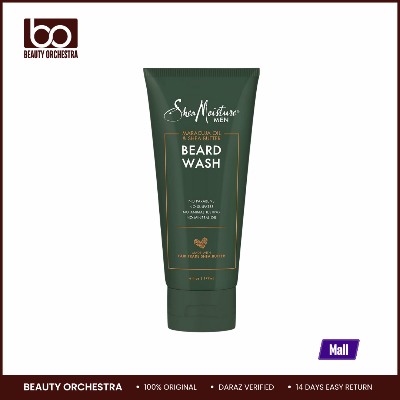 Picture of SheaMoisture Beard Wash for Full Beards - Maracuja Oil & Shea Butter to Deep Clean and Refresh - 6 oz 177 ml