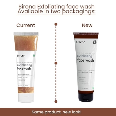 Picture of Sirona Natural Exfoliating Face Wash - 125ml