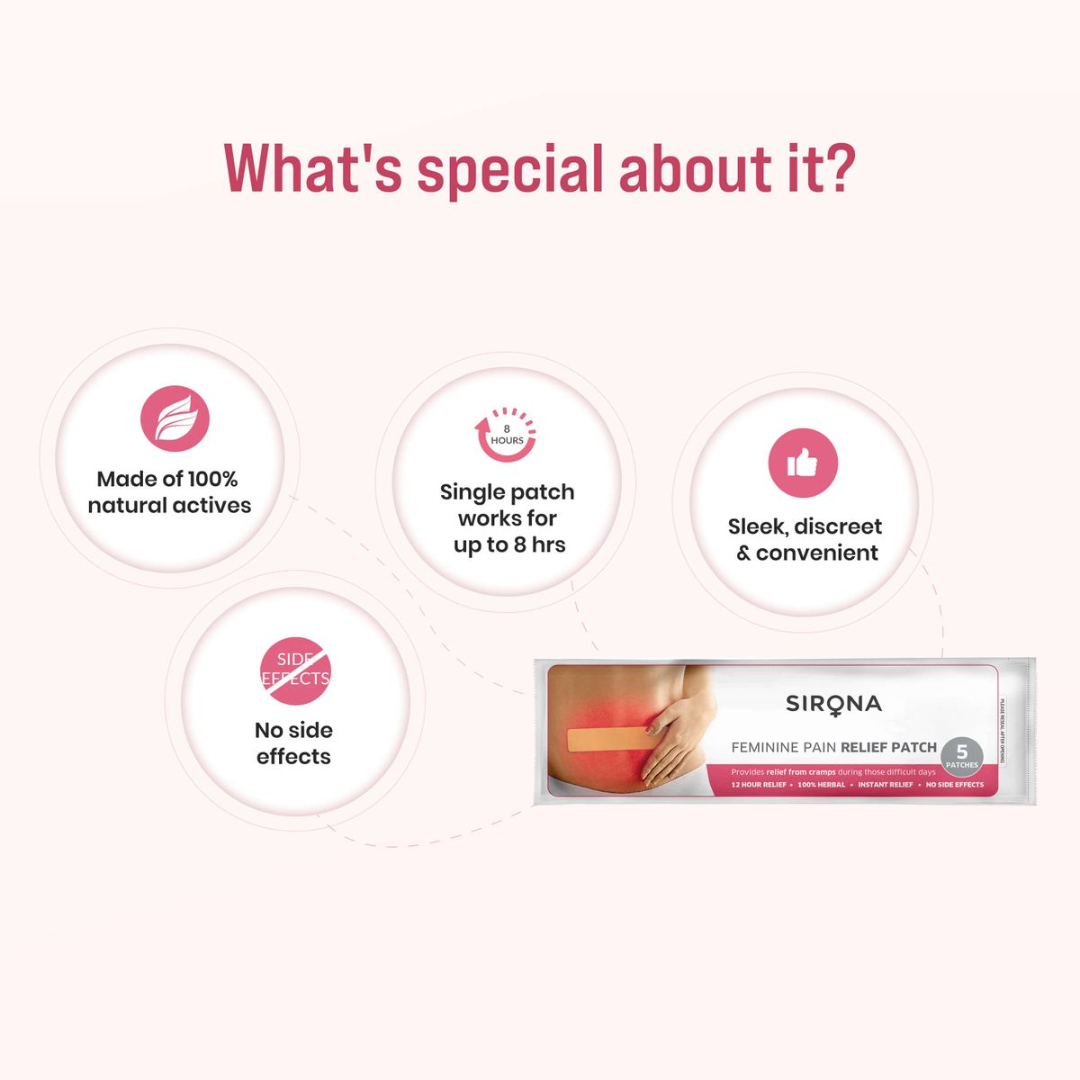 Picture of Sirona Period Pain Relief Patches - 5 Patches