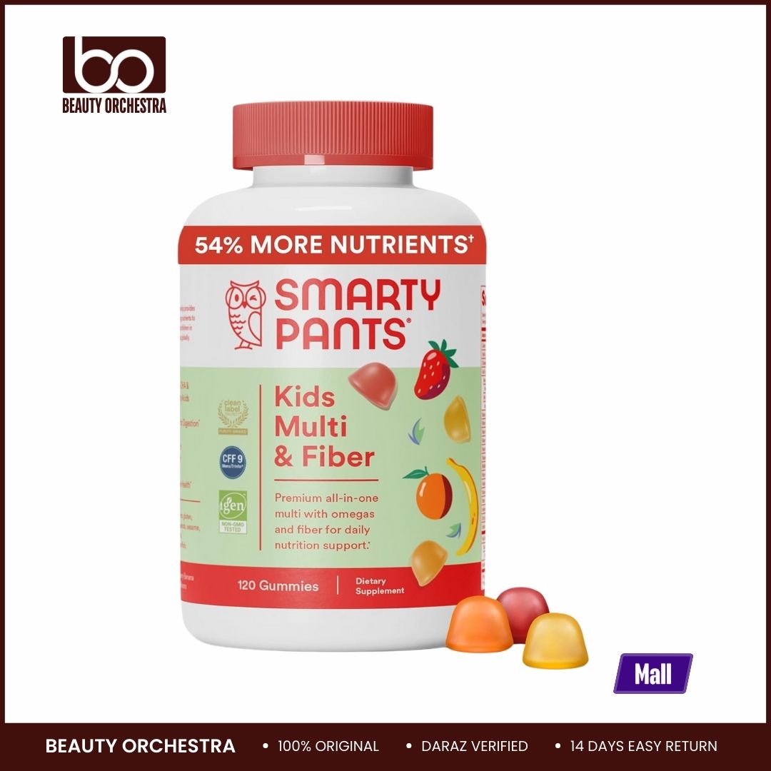 Picture of Smarty Pants Kids Multivitamin Gummies and Fiber 120 Count