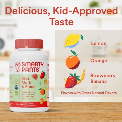 Picture of Smarty Pants Kids Multivitamin Gummies and Fiber 120 Count