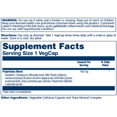 Picture of Solaray Liver Blend SP-13 - 100 VegCaps