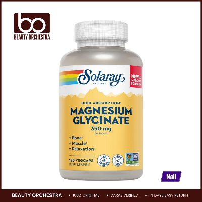 Picture of Solaray Magnesium Glycinate 350 mg - 120 Veg Caps