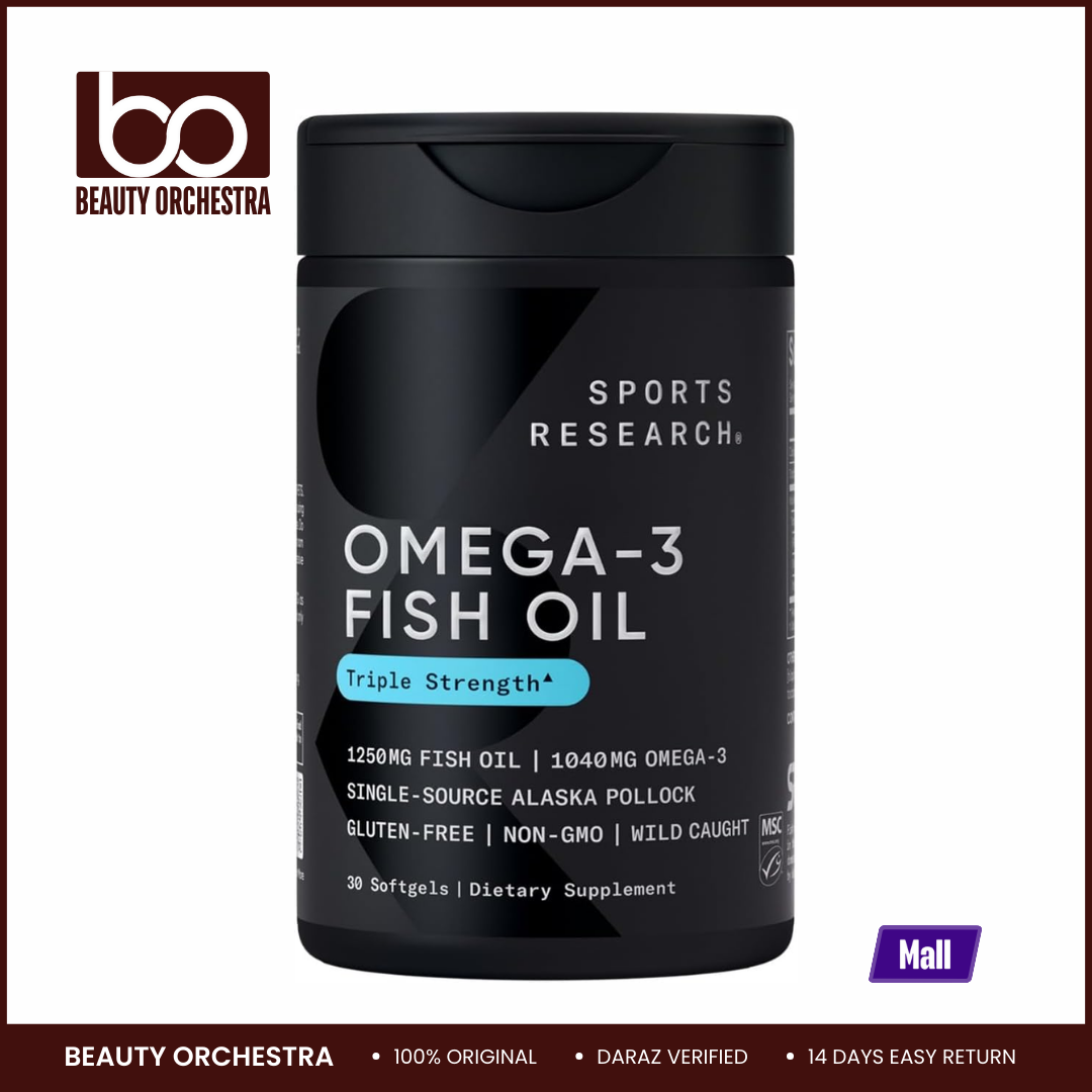 Picture of Sports Research Omega-3 Fish Oil 1250 mg - 30 Softgels