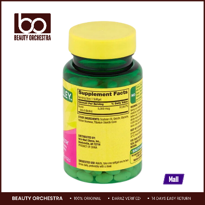 Picture of Spring Valley Biotin 5000mcg - 120 Softgels