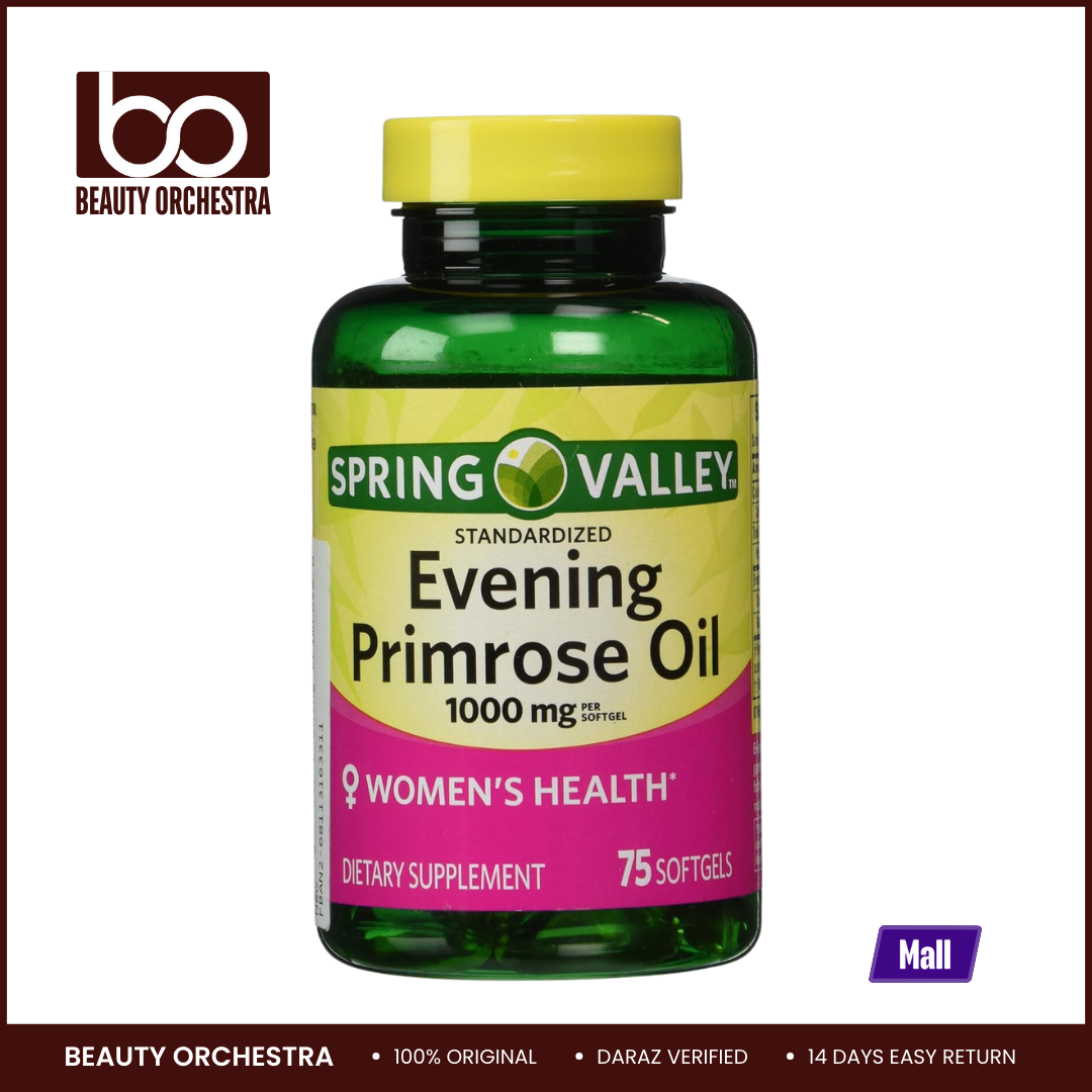 Picture of Spring Valley Evening Primrose Oil 1000 mg - 75 Softgels
