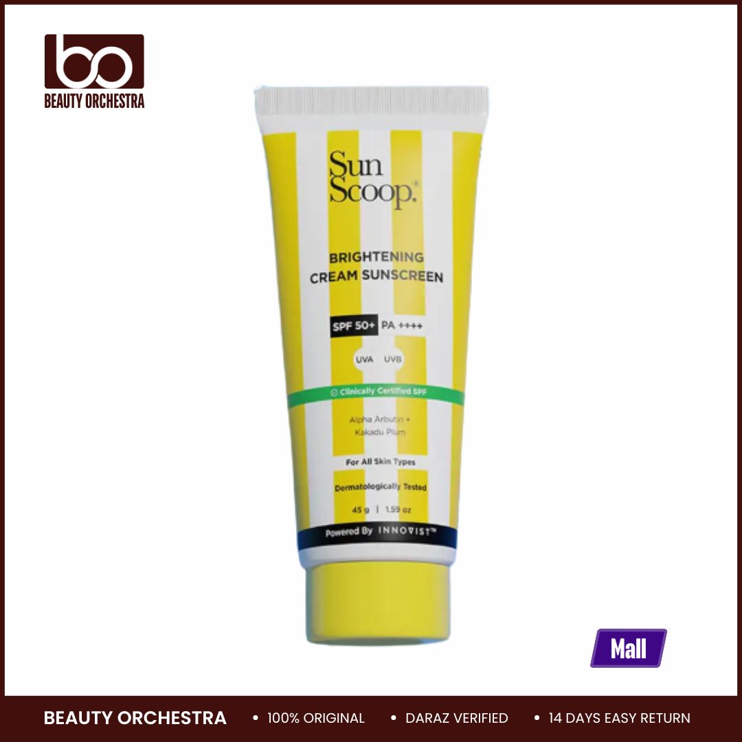 Picture of SunScoop Brightening Cream Face Sunscreen SPF SPF50 PA+++ 45 g