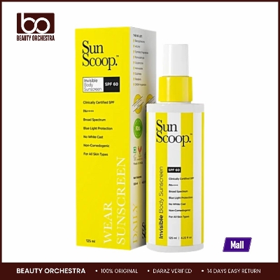 Picture of Sunscoop Invisible Body Sunscreen Spray - SPF 60 PA++++ 125 ml
