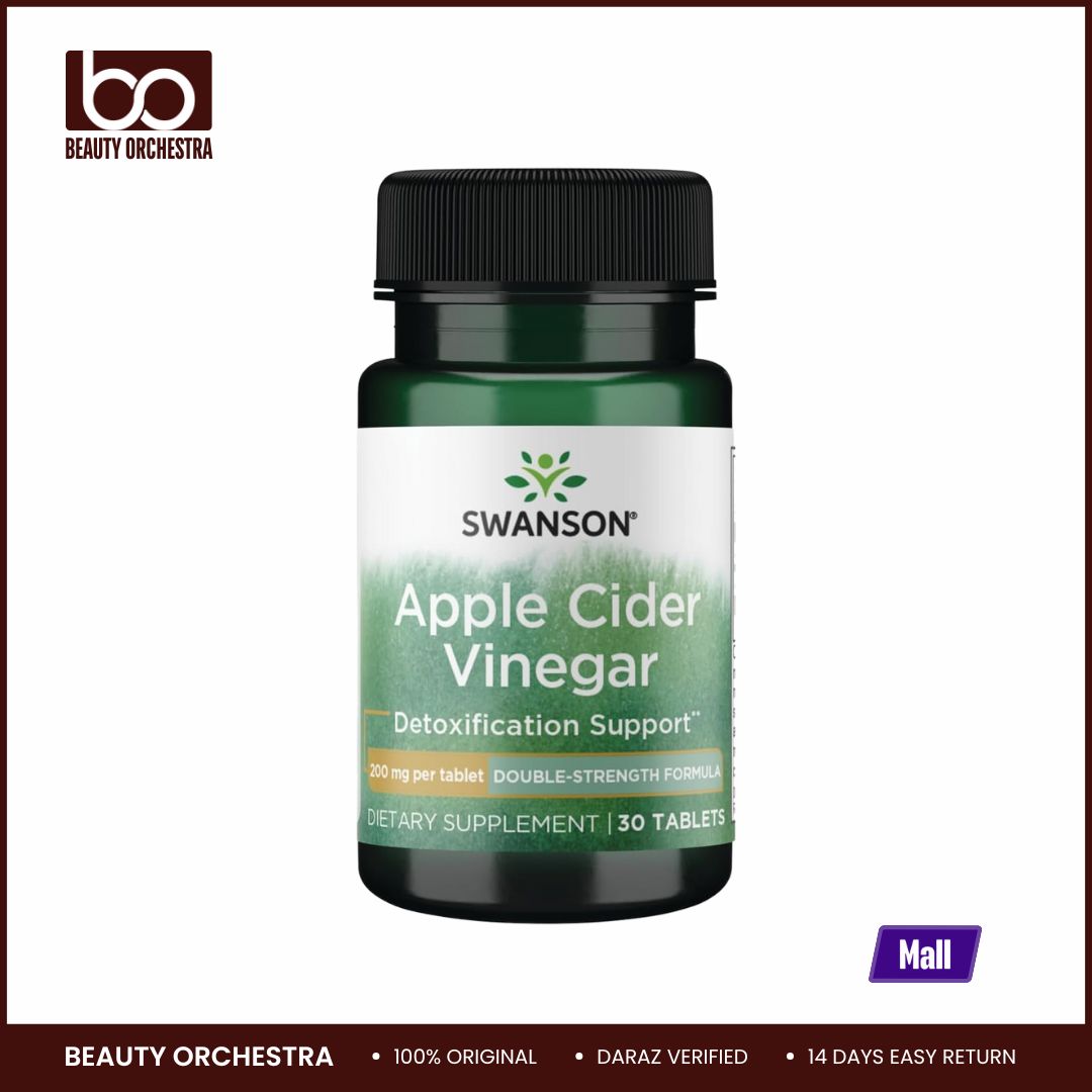 Picture of Swanson Apple Cider Vinegar 200 mg 30 Tablets