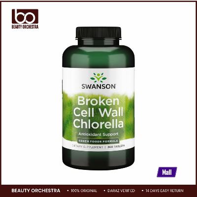 Picture of Swanson Broken Cell Wall Chlorella 500 Milligrams 360 Tablets
