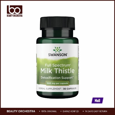Picture of Swanson Full Spectrum Milk Thistle 500 Mg 30 Capsules