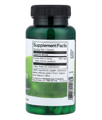 Picture of Swanson Full Spectrum® Korean Red Ginseng Root 400 mg 90 Capsules
