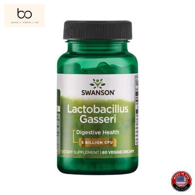 Picture of Swanson Lactobacillus Gasseri Probiotic Supplement for Digestive Health - Microbial Balance- 3 Billion CFU / 60 Veg Caps