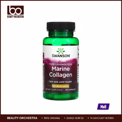 Picture of Swanson Marine Collagen 400 mg 60 Capsules