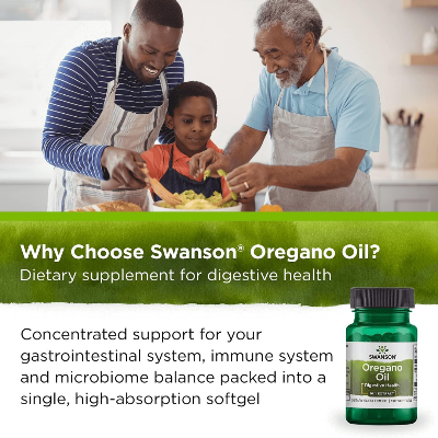 Picture of Swanson Oregano Oil 10:1 Extract - 120 Softgels