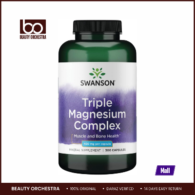 Picture of Swanson Triple Magnesium Complex 400mg - 100 Capsules