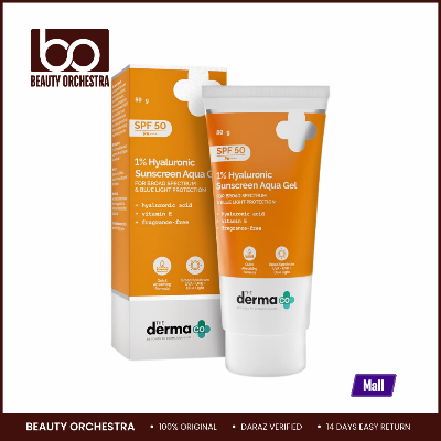 Picture of The Derma Co 1% Hyaluronic Acid Sunscreen Aqua Gel - 80g