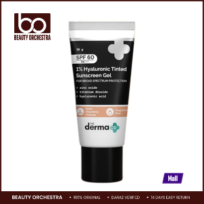 Picture of The Derma Co 1% Hyaluronic Tinted Sunscreen Gel - 30g