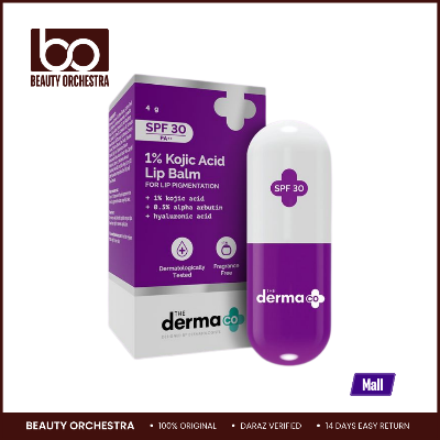 Picture of The Derma Co 1% Kojic Acid Lip Balm With Alpha Arbutin & Hyaluronic Acid - 4g