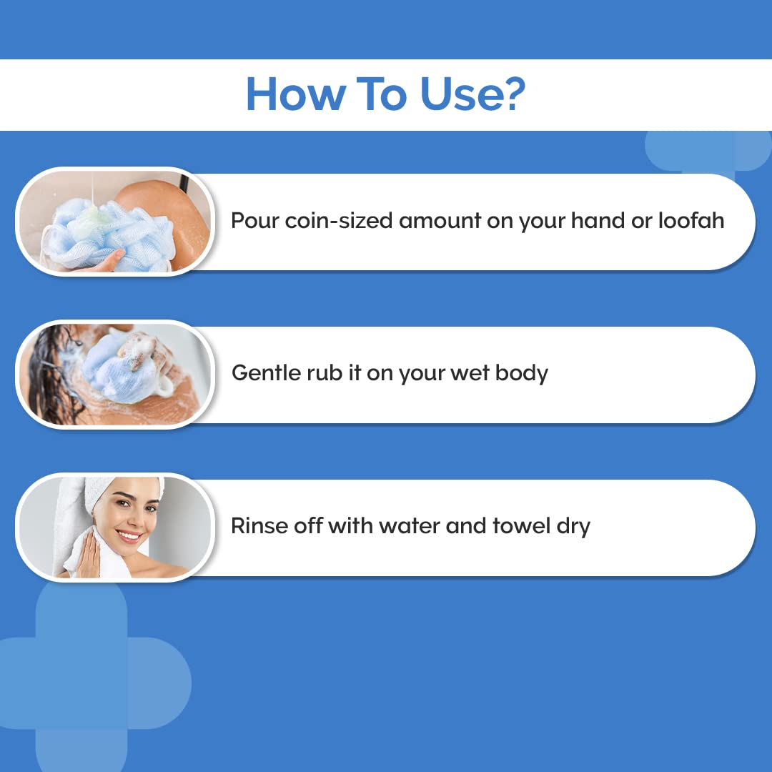 Picture of The Derma Co 1% Salicylic Acid Daily Exfoliating Body Wash - 250ml