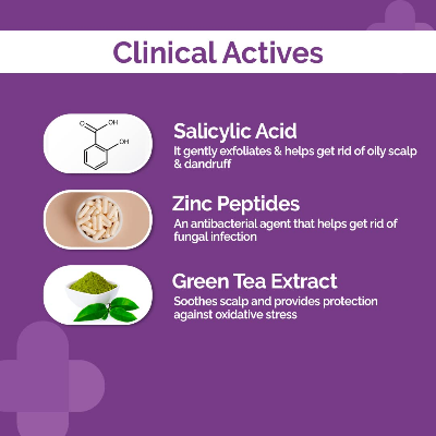 Picture of The Derma Co 1% Salicylic Acid Exfoliating Scalp Serum - 50ml