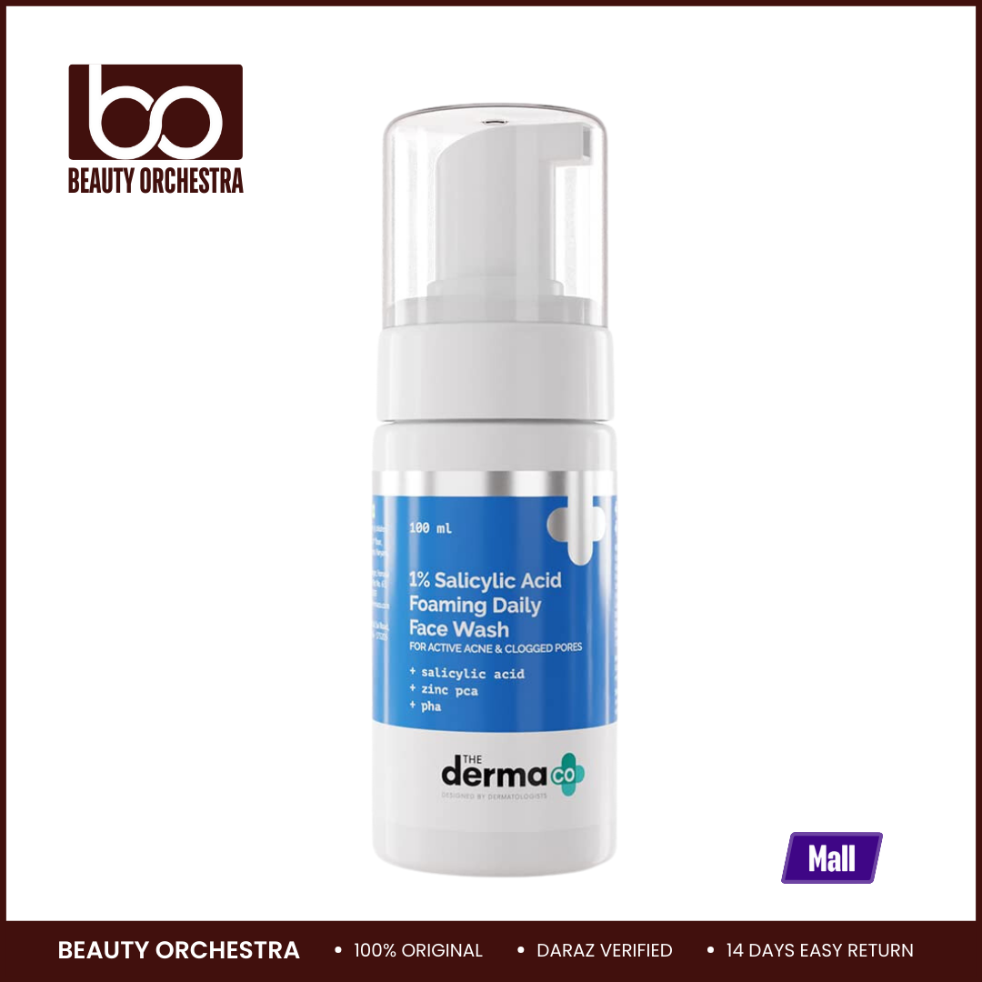 Picture of The Derma Co 1% Salicylic Acid Foaming Daily Face Wash – 100ml