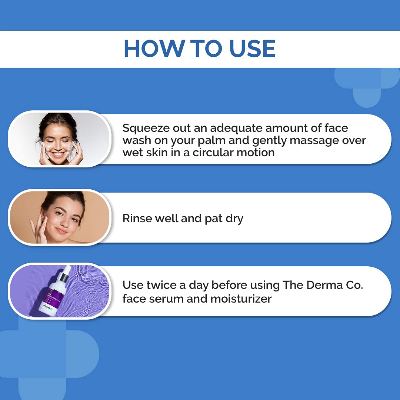 Picture of The Derma Co 1% Salicylic Acid Gel Face Wash - 100ml