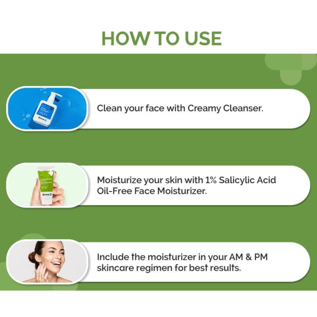 Picture of The Derma Co 1% Salicylic Acid Oil-Free Moisturizer - 50g