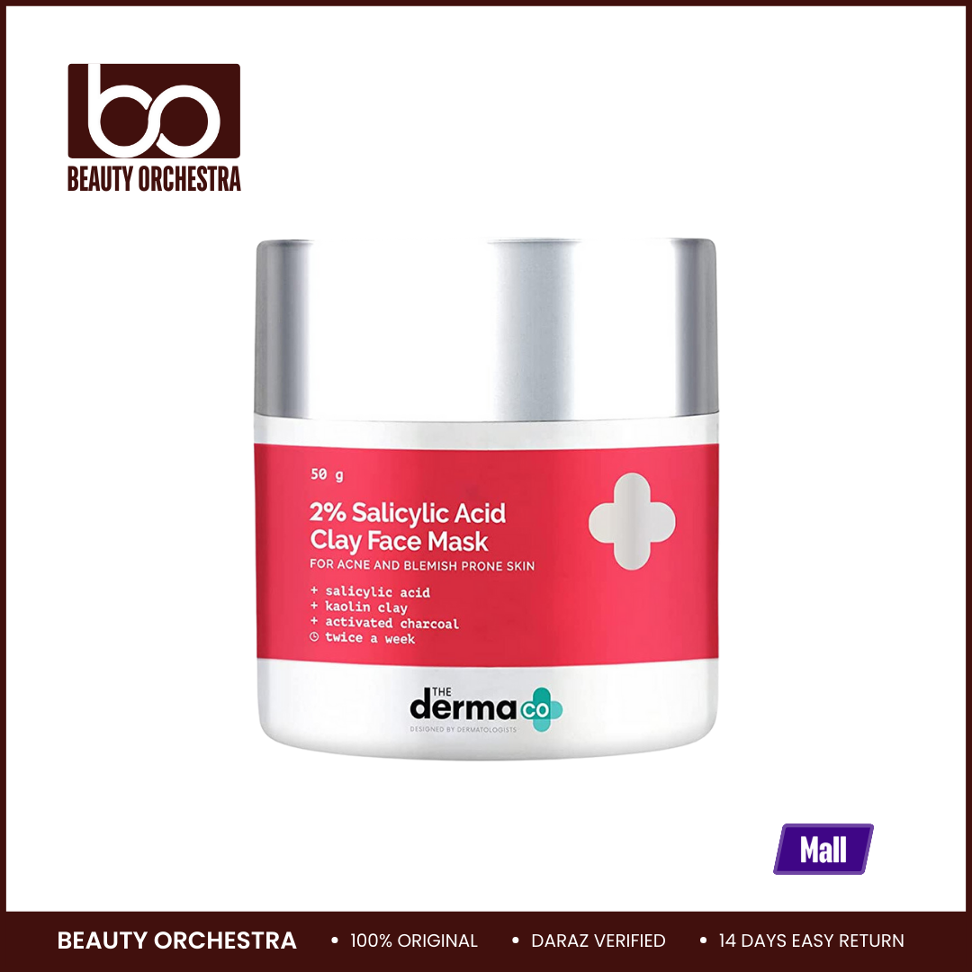 Picture of The Derma Co 2% Salicylic Acid Clay Face Mask - 50g