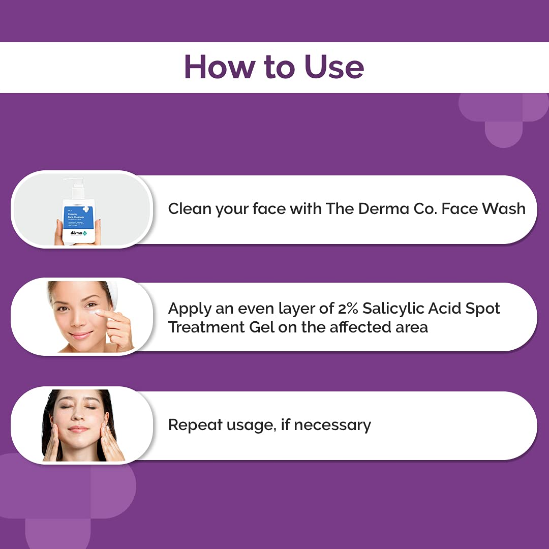 Picture of The Derma Co 2% Salicylic Acid Spot Treatment Gel - 30 ml