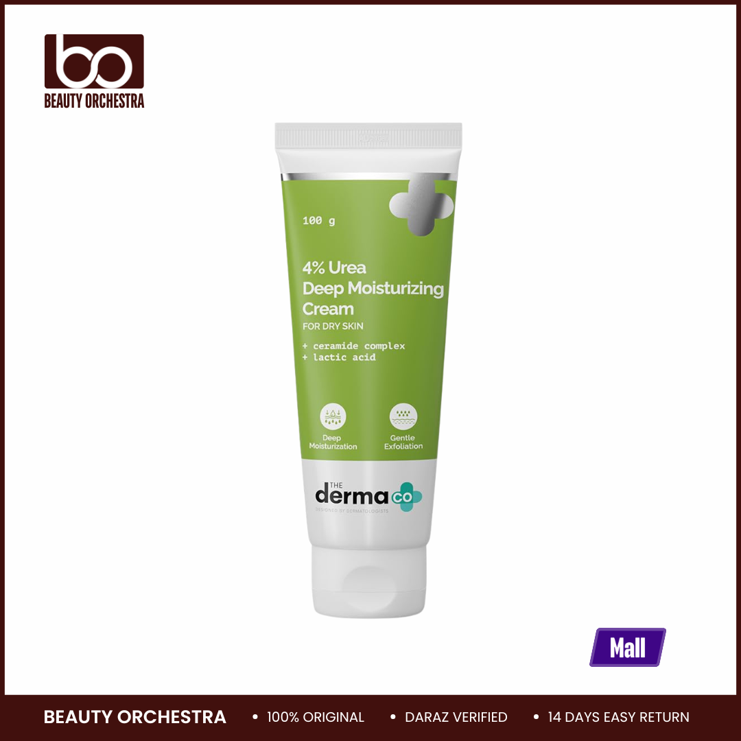 Picture of The Derma Co 4% Urea Deep Moisturizing Cream with Lactic Acid & Ceramide Complex Deeply Moisturizes -100g