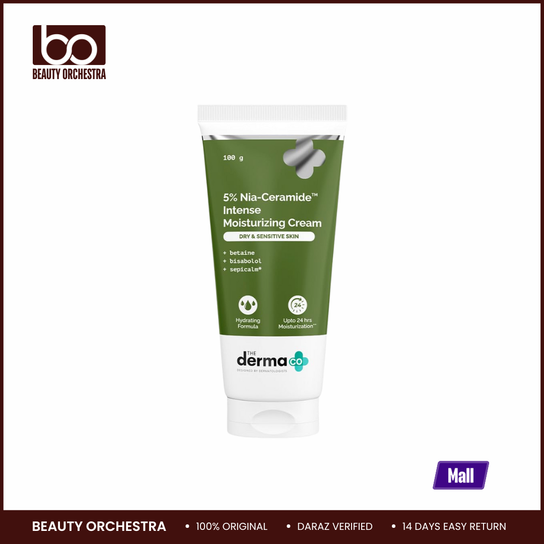 Picture of The Derma Co 5% Nia-Ceramide Intense Moisturizing Cream 5% Niacinamide & Ceramide 24hrs.Moisturization - 100 g