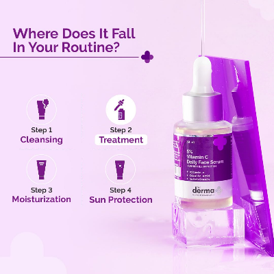 Picture of The Derma Co 5% Vitamin C Daily Face Serum - 30ml