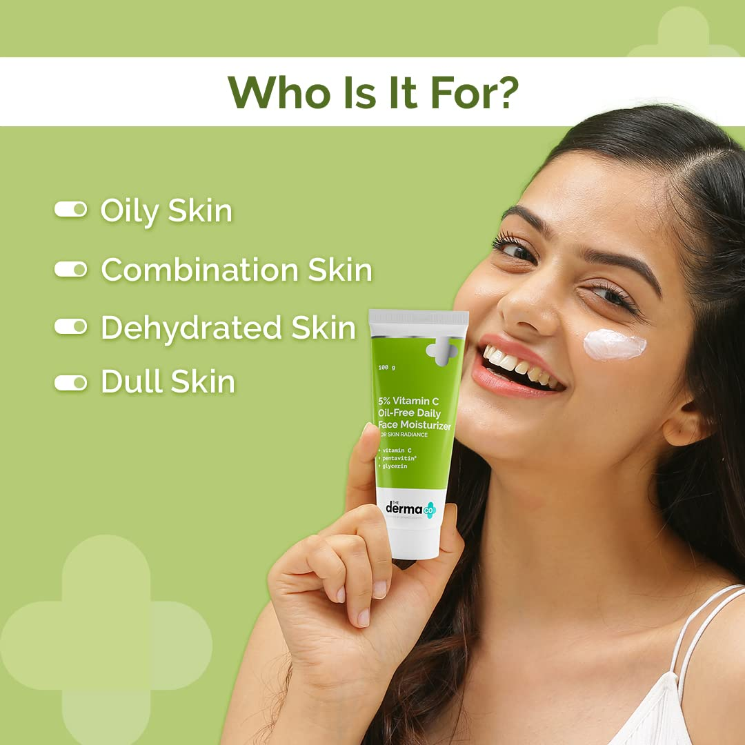 Picture of The Derma Co 5% Vitamin C Oil-Free Daily Face Moisturizer - 100g