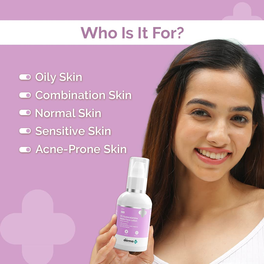 Picture of The Derma Co 6% Hyalacalamine Matte Face Lotion - 120ml