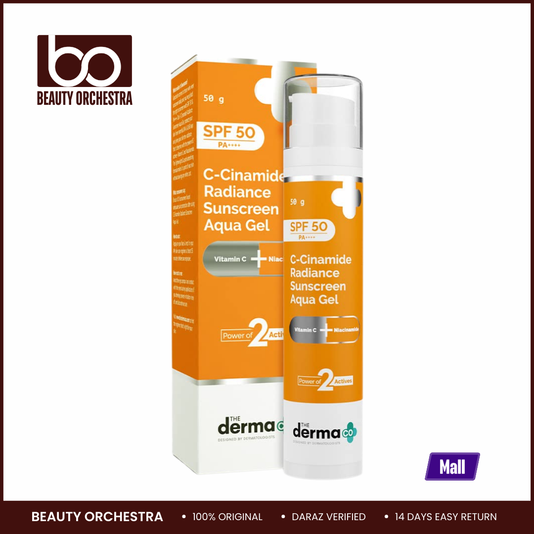 Picture of The Derma Co C-Cinamide Radiance Sunscreen Aqua Gel - 50g