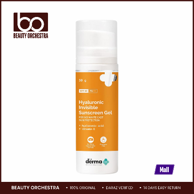 Picture of The Derma Co Hyaluronic Invisible Sunscreen Gel - 50g