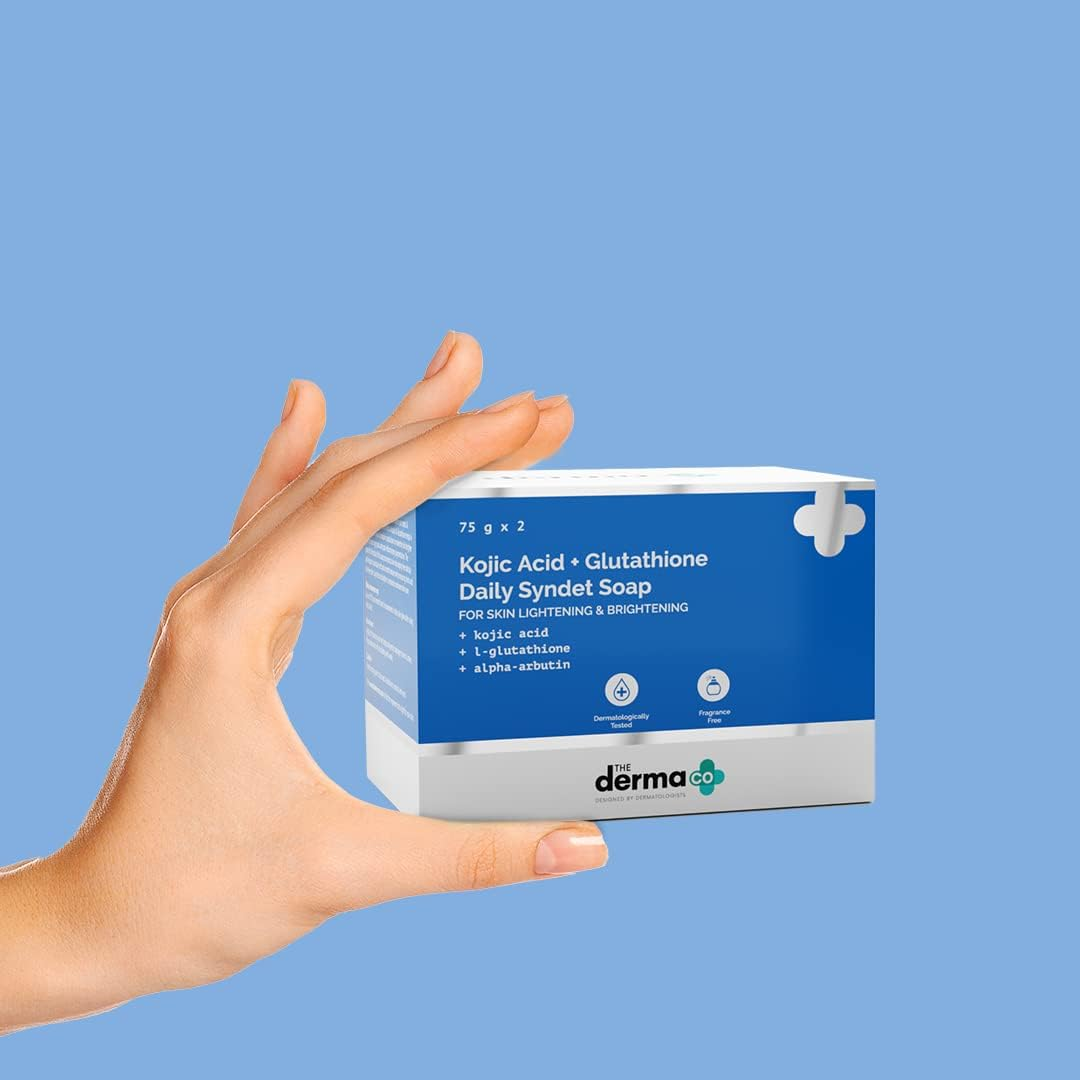 Picture of The Derma Co Kojic Acid Daily Syndet Soap - 75g*2