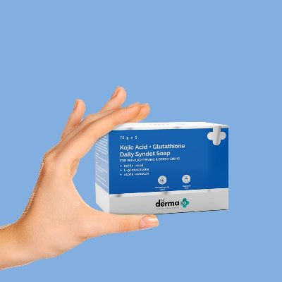 Picture of The Derma Co Kojic Acid Daily Syndet Soap - 75g*2