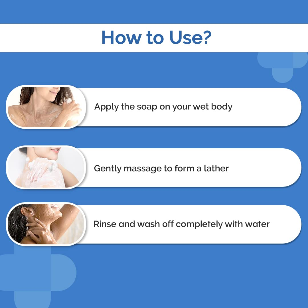 Picture of The Derma Co Salicylic Acid + Charcoal Daily Syndet Soap - 75g*2