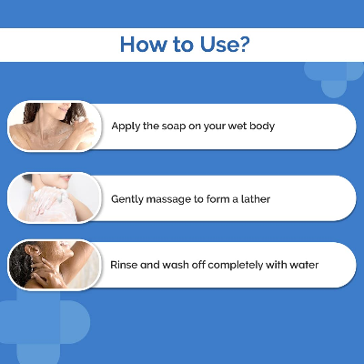 Picture of The Derma Co Salicylic Acid + Charcoal Daily Syndet Soap - 75g*2