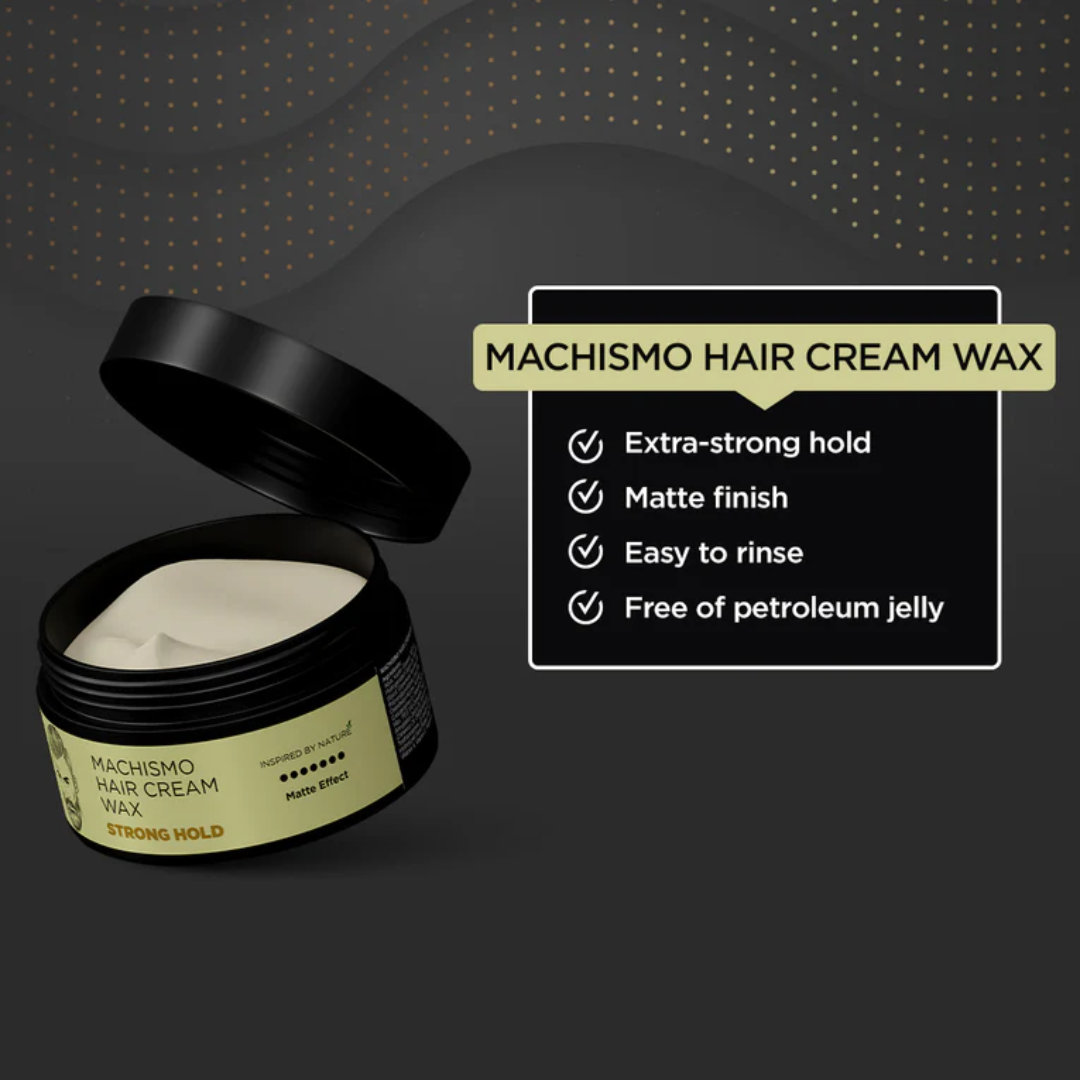 Picture of The Man Company Machismo Cream Wax With Almond Oil & Vitamin E - 100g