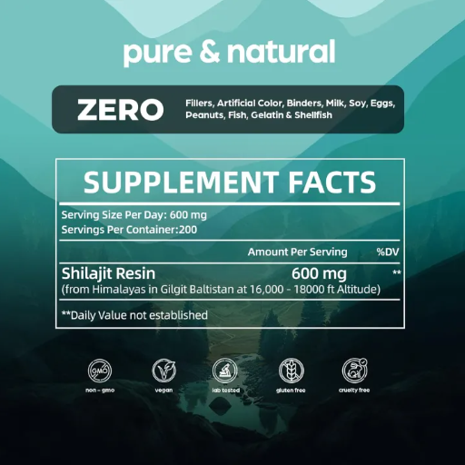 Picture of Thinbi Shilajit Resin 4oz Extra Strength – Pure Himalayan Shilajit for Men & Women, 75%+ Fulvic Acid & 85+ Trace Minerals for Energy, Immune & Metabolism Support, Lab-Tested, Better Than Gummies